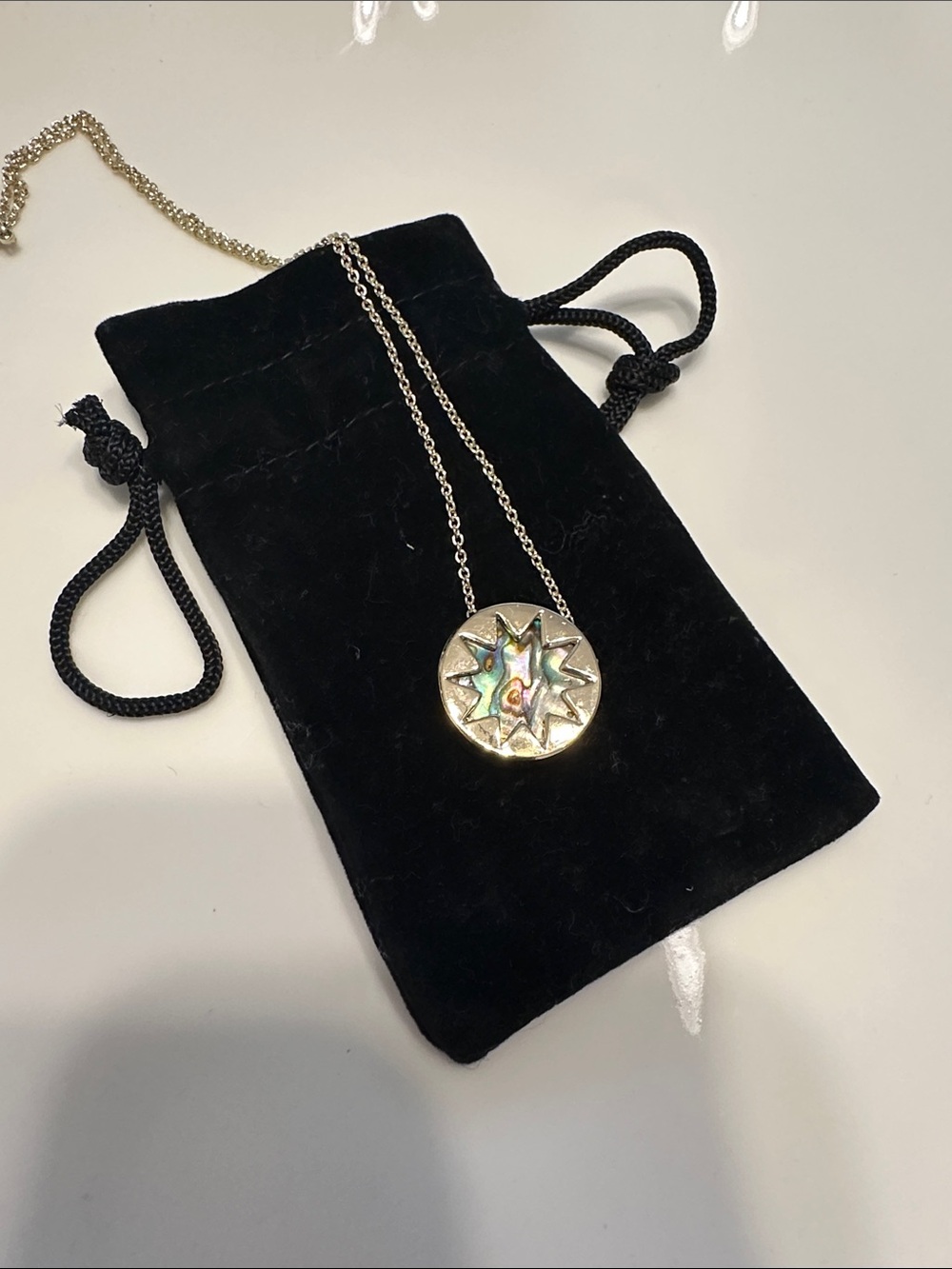 House of Harlow 1960 Gold Iridescent Sunburst Necklace
